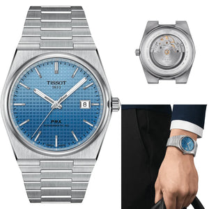  Shop Authentic Tissot PRX Powermatic 80 Gradient Blue Dial Silver Steel Strap Watch for Men - T137.407.11.351.01 - Luxxuri