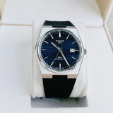  Shop Authentic Tissot PRX Powermatic 80 Blue Dial Black Rubber Strap Watch for Men - T137.407.17.041.00 - Luxxuri