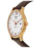  Shop Authentic Tissot T Classic Tradition Silver Dial Brown Leather Strap Watch For Men - T063.610.36.038.00 - Luxxuri