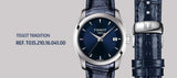  Shop Authentic Tissot Couturier Lady Blue Dial Blue Leather Strap Watch for Women - T035.210.16.041.00 - Luxxuri