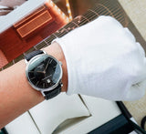  Shop Authentic Tissot Carson Premium Powermatic 80 Black Dial Black Leather Strap Watch For Men - T122.407.16.051.00 - Luxxuri