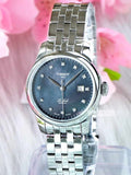  Shop Authentic Tissot Le Locle Automatic Diamonds Mother of Pearl Black Dial Silver Steel Strap Watch For Women - T006.207.11.126.00 - Luxxuri
