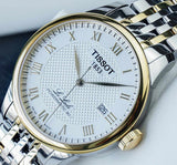  Shop Authentic Tissot T Classic Le Locle Powermatic 80 Silver Dial Two Tone Steel Strap Watch For Men - T0064072203301 - Luxxuri