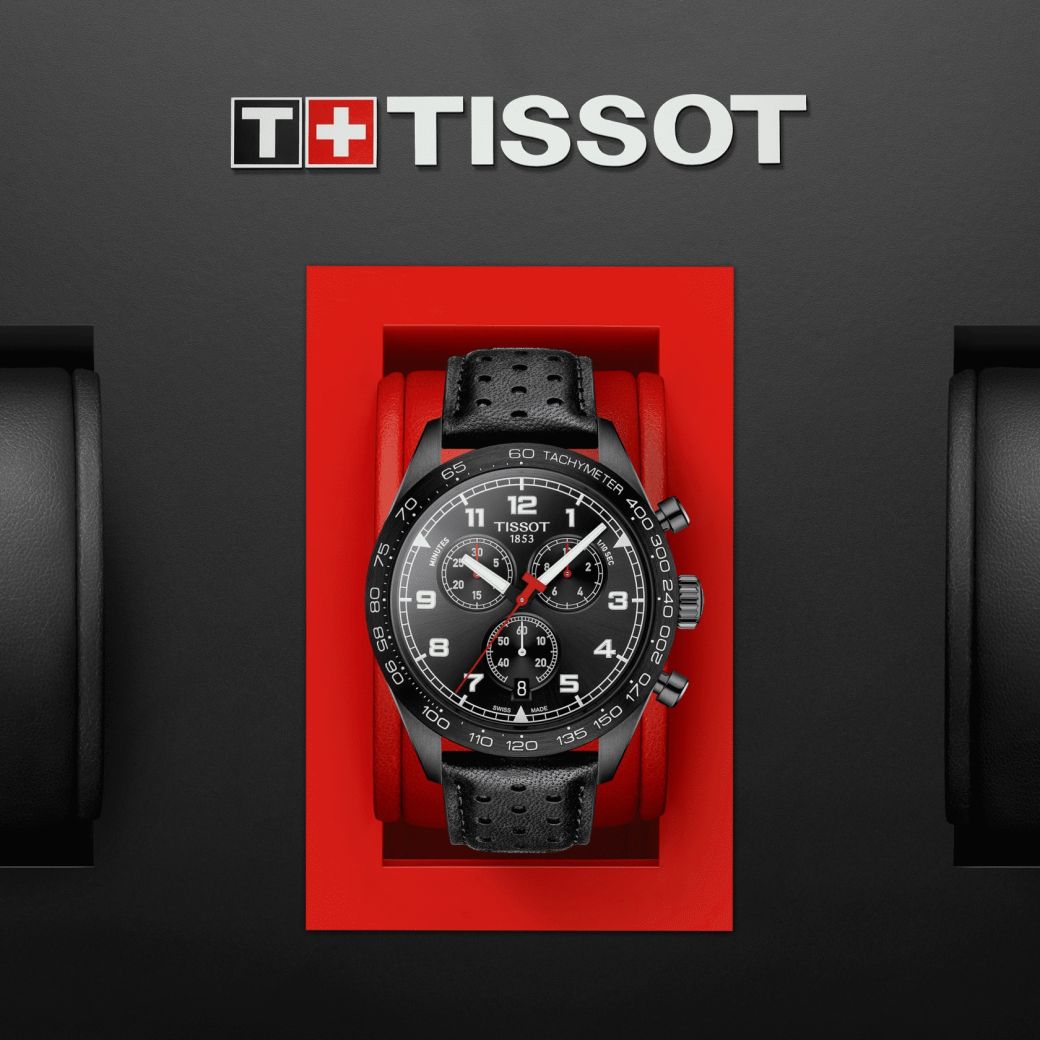 Shop Authentic Tissot T Sport PRS 516 Chronograph Black Dial Black Leather Strap Watch for Men - T131.617.36.051.00 - Luxxuri