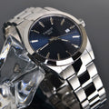  Shop Authentic Tissot Gentleman Blue Dial Silver Steel Strap Watch For Men - T127.410.11.041.00 - Luxxuri