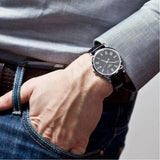  Shop Authentic Tissot T Classic Dream Black Dial Black Leather Strap Watch for Men - T033.410.26.053.01 - Luxxuri