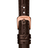  Shop Authentic Tissot T Classic Carson White Dial Brown Leather Strap Watch For Women - T085.207.36.013.00 - Luxxuri