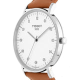  Shop Authentic Tissot T Classic Everytime Large White Dial Brown Leather Strap Watch For Men - T109.610.16.037.00 - Luxxuri