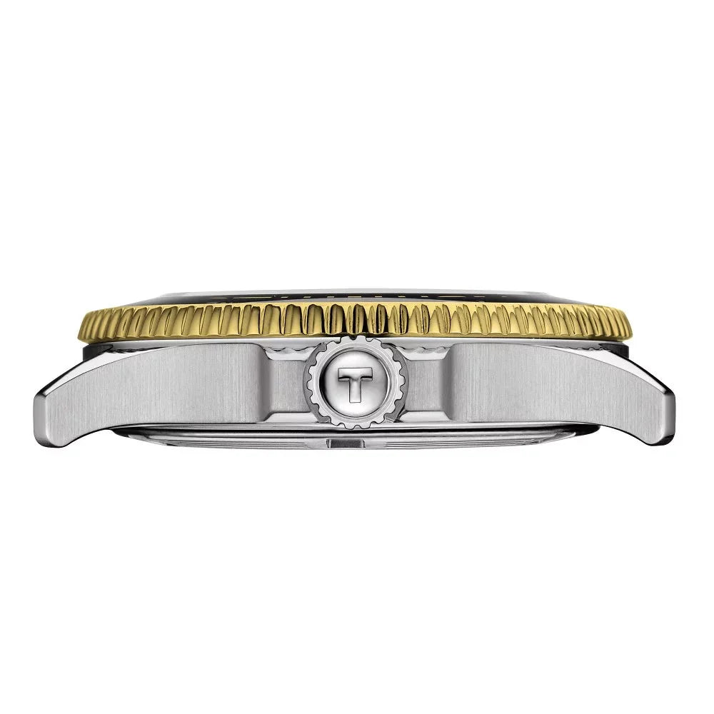  Shop Authentic Tissot Seastar 1000 Black Dial Two Tone Steel Strap Watch for Women - T120.210.22.051.00 - Luxxuri