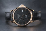  Shop Authentic Tissot T Classic Le Locle Automatic Black Dial Black Leather Strap Watch For Men - T41.5.423.53 - Luxxuri