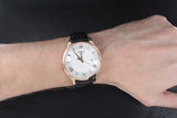  Shop Authentic Tissot T Classic Tradition Silver Dial Brown Leather Strap Watch For Men - T063.610.36.038.00 - Luxxuri