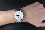  Shop Authentic Tissot T Classic Tradition Chronograph White Dial Silver Steel Strap Watch For Men - T063.617.11.037.00 - Luxxuri