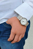  Shop Authentic Tissot T Classic Dream White Dial Silver Steel Strap Watch for Men - T033.410.11.013.01 - Luxxuri