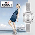  Shop Authentic Tissot Lovely Square Silver Dial Silver Mesh Bracelet Watch For Women - T058.109.11.036.00 - Luxxuri