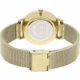  Shop Authentic Tommy Hilfiger Jenna Quartz White Dial Gold Mesh Bracelet Watch For Women - 1781943 - Luxxuri