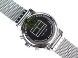  Shop Authentic Tommy Hilfiger Jake Quartz White Dial Silver Mesh Bracelet Watch for Men - 1791233 - Luxxuri