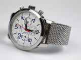  Shop Authentic Tommy Hilfiger Jake Quartz White Dial Silver Mesh Bracelet Watch for Men - 1791233 - Luxxuri