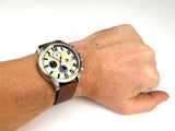  Shop Authentic Tommy Hilfiger Jackson Multi-Function Silver Dial Brown Leather Strap Watch for Men - 1791239 - Luxxuri