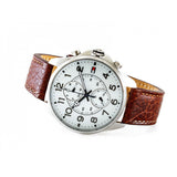  Shop Authentic Tommy Hilfiger Dean Quartz Multifunction White Dial Brown Leather Strap Watch for Men - 1791274 - Luxxuri
