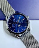  Shop Authentic Tommy Hilfiger Oliver Quartz Blue Dial Silver Mesh Bracelet Watch for Men - 1791302 - Luxxuri