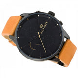  Shop Authentic Tommy Hilfiger James Quartz Black Dial Brown Leather Strap Watch For Men - 1791486 - Luxxuri