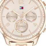  Shop Authentic Tommy Hilfiger Harper Chronograph Quartz Rose Gold Dial Rose Gold Steel Strap Watch For Women - 1782224 - Luxxuri