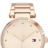  Shop Authentic Tommy Hilfiger Lynn Quartz Rose Gold Dial Rose Gold Steel Strap Watch For Women - 1782237 - Luxxuri