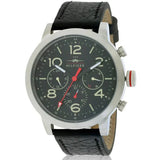  Shop Authentic Tommy Hilfiger Jake Chronograph Black Dial Black Leather Strap Watch for Men - 1791232 - Luxxuri