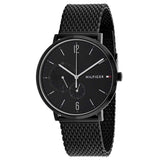  Shop Authentic Tommy Hilfiger Brooklyn Black Dial Black Mesh Bracelet Watch for Men - 1791507 - Luxxuri