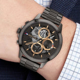  Shop Authentic Tommy Hilfiger Henry Chronograph Grey Dial Grey Steel Strap Watch For Men - 1710479 - Luxxuri