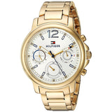  Shop Authentic Tommy Hilfiger Claudia White Dial Gold Steel Strap Watch for Women - 1781742 - Luxxuri