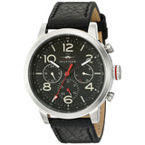  Shop Authentic Tommy Hilfiger Jake Chronograph Black Dial Black Leather Strap Watch for Men - 1791232 - Luxxuri