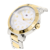  Shop Authentic Tommy Hilfiger Damen Silver Dial Two Tone Steel Strap Watch for Women - 1781398 - Luxxuri