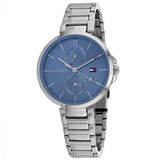  Shop Authentic Tommy Hilfiger Angela Blue Dial Silver Steel Strap Watch for Women - 1782126 - Luxxuri