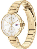  Shop Authentic Tommy Hilfiger Angela White Dial Gold Steel Strap Watch for Women - 1782128 - Luxxuri