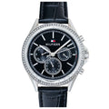  Shop Authentic Tommy Hilfiger Ari Diamonds Black Dial Black Leather Strap Watch for Women - 1781981 - Luxxuri