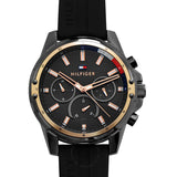  Shop Authentic Tommy Hilfiger Mason Black Dial Black Rubber Strap Watch for Men - 1791792 - Luxxuri