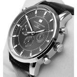  Shop Authentic Tommy Hilfiger Harrison Chronograph Black Dial Black Leather Strap Watch for Men - 1790875 - Luxxuri