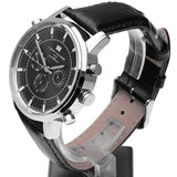 Shop Authentic Tommy Hilfiger Harrison Chronograph Black Dial Black Leather Strap Watch for Men - 1790875 - Luxxuri