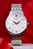  Shop Authentic Tissot T Classic Tradition Silver Dial Silver Steel Strap Watch For Men - T063.610.11.038.00 - Luxxuri