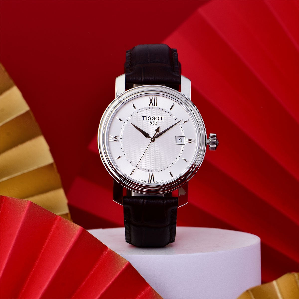  Shop Authentic Tissot T Classic Bridgeport Lady Watch For Women - T097.010.16.038.00 - Luxxuri