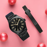  Shop Authentic Armani Exchange Nico Analog Black Dial Black Steel Strap Watch For Men - AX7102 - Luxxuri