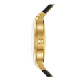Tory Burch Collins White Dial Black Leather Strap Watch for Women - TBW1205