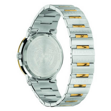  Shop Authentic Versace Greca Green Dial Silver Steel Strap Watch for Men - VEVI00420 - Luxxuri