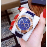  Shop Authentic Guess Limelight Quartz Analog Blue Dial Blue Denim Strap Watch For Women - W0775l10 - Luxxuri