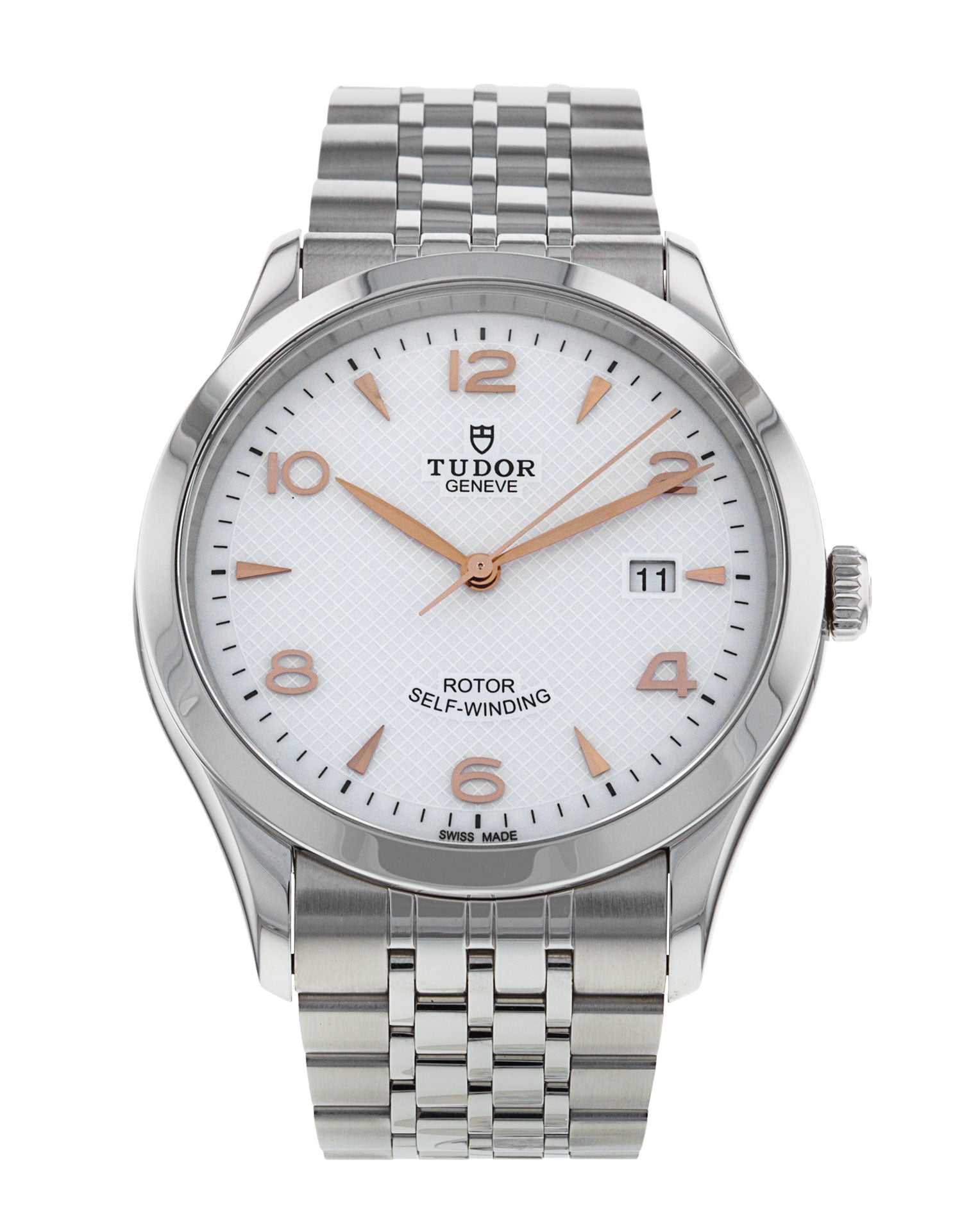  Shop Authentic Tudor 1926 Automatic Silver Dial Silver Steel Strap Watch for Men - M91650-0001 - Luxxuri