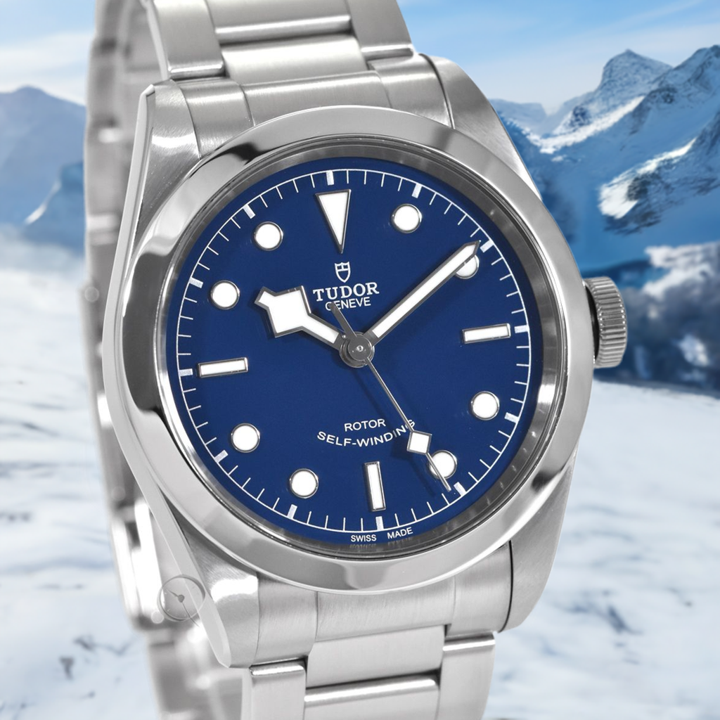  Shop Authentic Tudor Black Bay Automatic Blue Dial Silver Steel Strap Watch for Men - M79540-0004 - Luxxuri