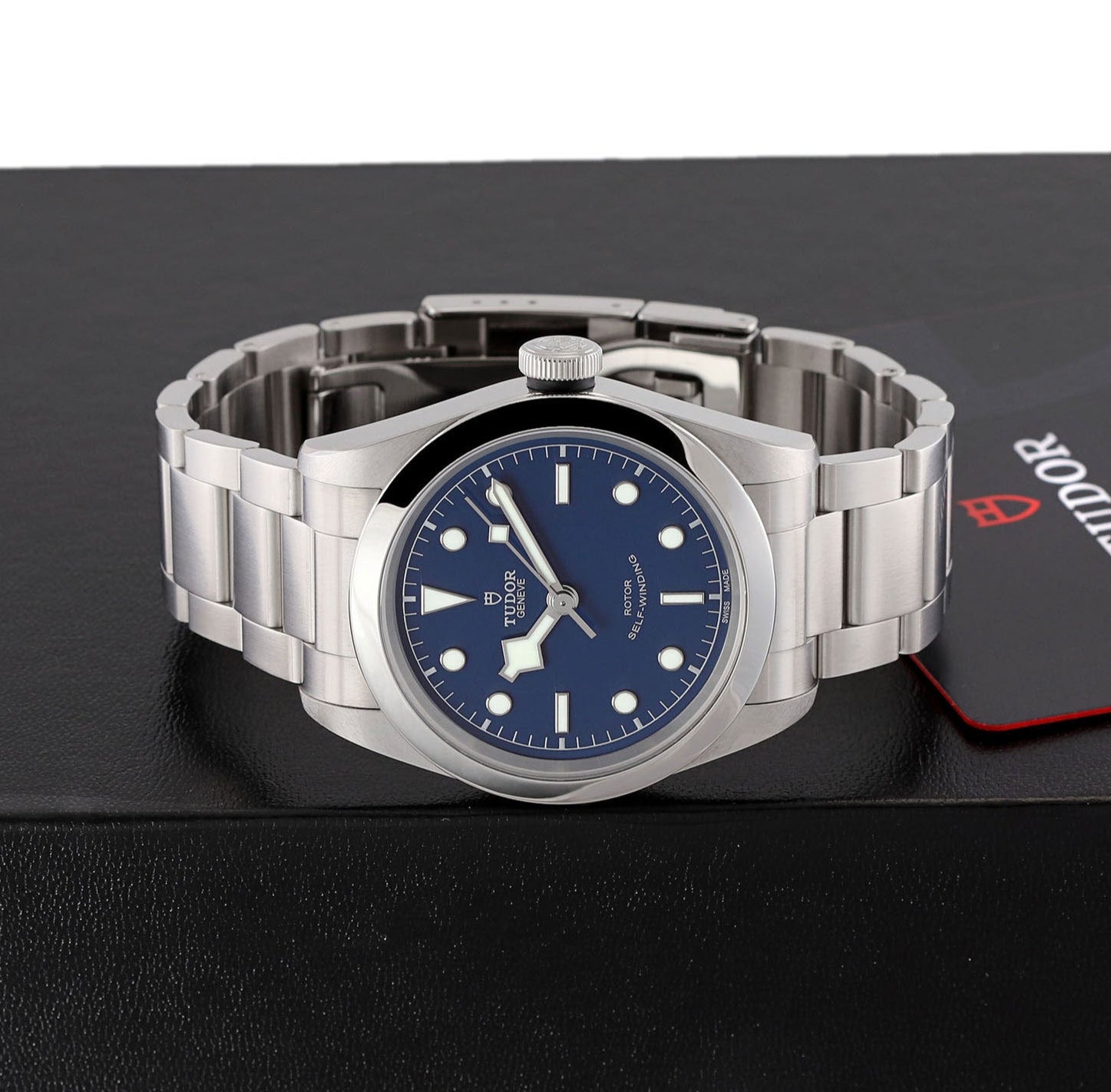  Shop Authentic Tudor Black Bay Automatic Blue Dial Silver Steel Strap Watch for Men - M79540-0004 - Luxxuri
