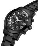  Shop Authentic Guess Atlas Chronograph Black Dial Black Steel Strap Watch For Men - W0668G5 - Luxxuri