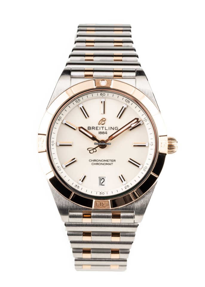 Shop Authentic Breitling Chronomat Automatic 36 White Dial Two Tone Steel Strap Watch for Women - U10380101A1U1 - Luxxuri